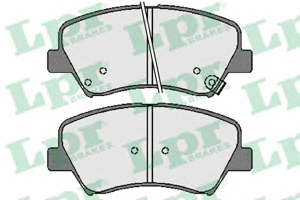 Купить запчасть LPR - 05P1753 Колодки тормозные дисковые 05P1753