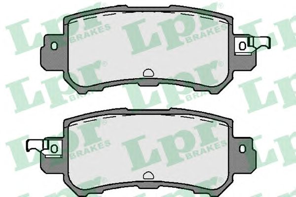Купить запчасть LPR - 05P1756 Колодки тормозные дисковые 05P1756