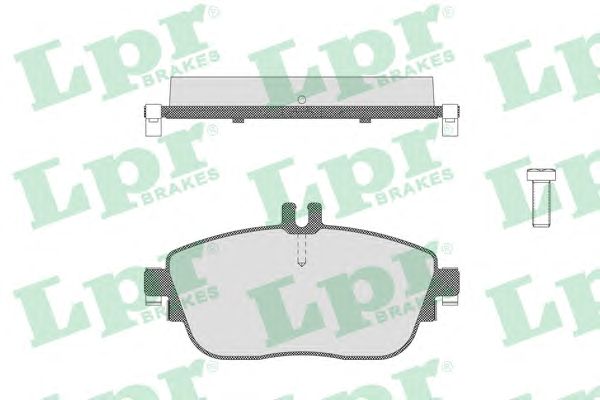 Купить запчасть LPR - 05P1781 Колодки тормозные дисковые 05P1781