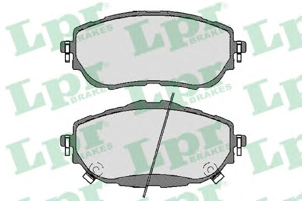 Купить запчасть LPR - 05P1784 Колодки тормозные дисковые 05P1784