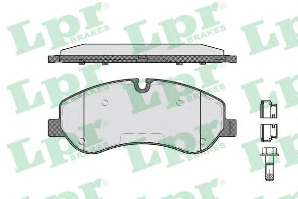 Купить запчасть LPR - 05P1786 Колодки тормозные дисковые 05P1786