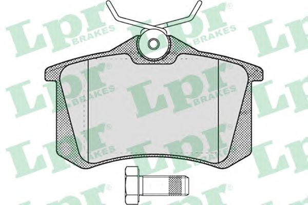 Купить запчасть LPR - 05P1788 Колодки тормозные дисковые 05P1788