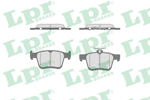 Купить запчасть LPR - 05P1835 Колодки тормозные дисковые 05P1835