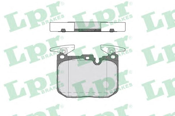 Купить запчасть LPR - 05P1851 Колодки тормозные дисковые 05P1851