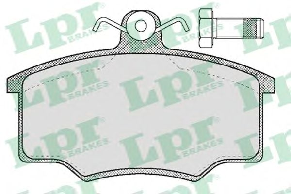 Купить запчасть LPR - 05P187 Комплект тормозных колодок 05P187