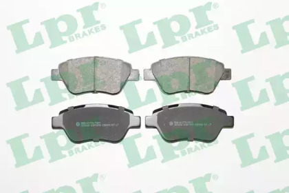 Купить запчасть LPR - 05P1878 Колодки тормозные дисковые 05P1878