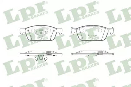 Купить запчасть LPR - 05P1879 Колодки тормозные дисковые 05P1879