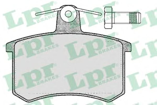 Купить запчасть LPR - 05P215 Комплект тормозных колодок 05P215