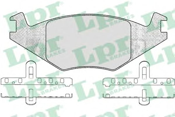 Купить запчасть LPR - 05P223 Комплект тормозных колодок 05P223