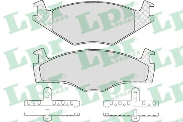 Купить запчасть LPR - 05P224 Комплект тормозных колодок 05P224