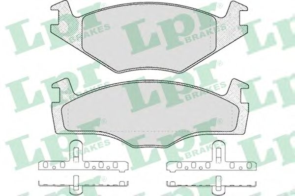 Купить запчасть LPR - 05P225 Комплект тормозных колодок 05P225