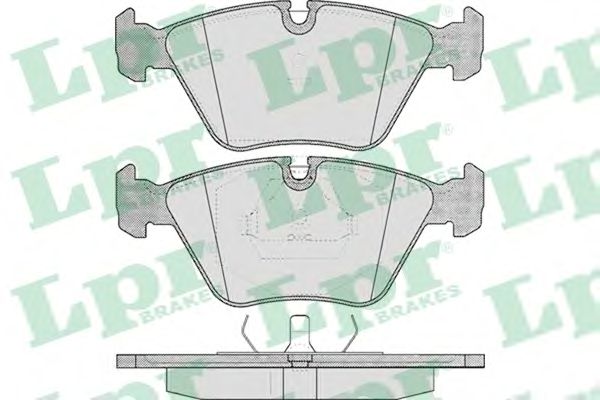 Купить запчасть LPR - 05P296 Комплект тормозных колодок 05P296
