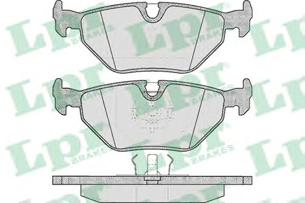 Купить запчасть LPR - 05P297 Комплект тормозных колодок 05P297