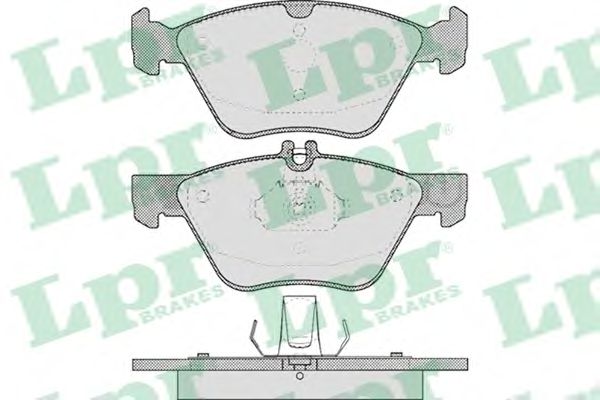 Купить запчасть LPR - 05P406 Комплект тормозных колодок 05P406