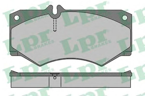 Купить запчасть LPR - 05P408 Комплект тормозных колодок 05P408