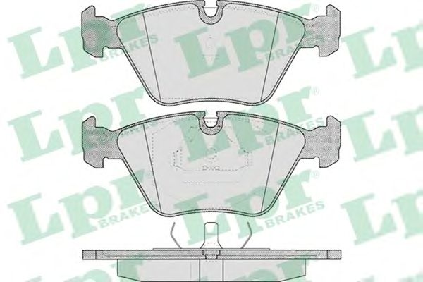 Купить запчасть LPR - 05P417 Комплект тормозных колодок 05P417