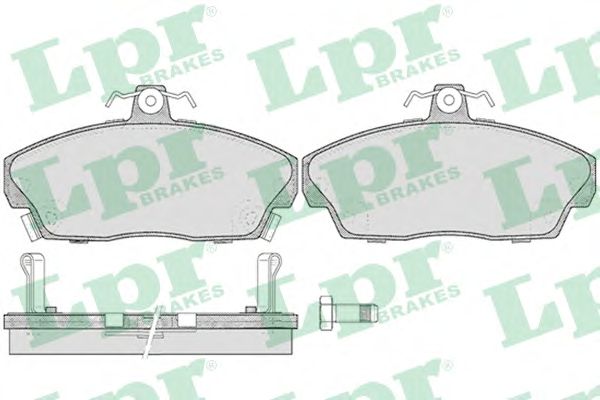 Купить запчасть LPR - 05P430 Комплект тормозных колодок 05P430