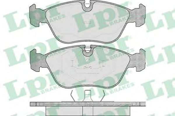 Купить запчасть LPR - 05P436 Комплект тормозных колодок 05P436