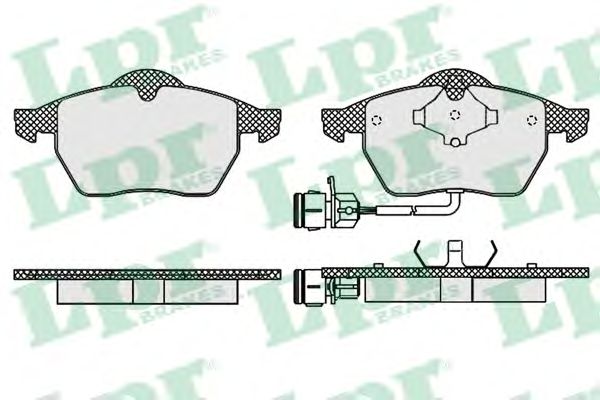 Купить запчасть LPR - 05P453 Комплект тормозных колодок 05P453