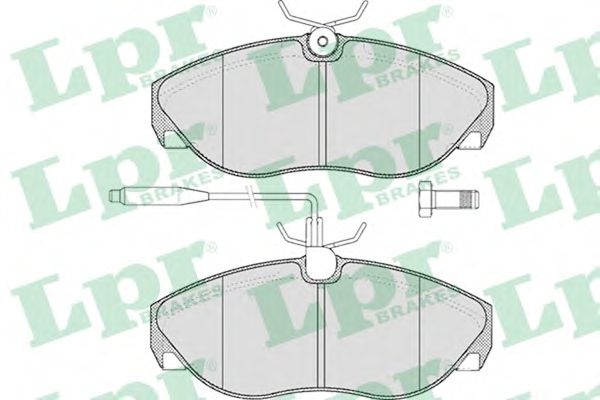 Купить запчасть LPR - 05P493 Комплект тормозных колодок 05P493