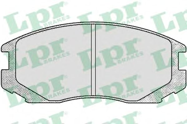 Купить запчасть LPR - 05P502 Комплект тормозных колодок 05P502