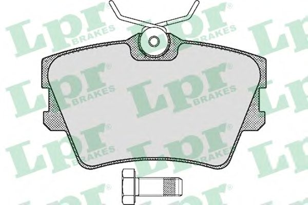 Купить запчасть LPR - 05P616 Комплект тормозных колодок 05P616
