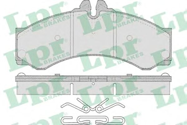Купить запчасть LPR - 05P633 Комплект тормозных колодок 05P633