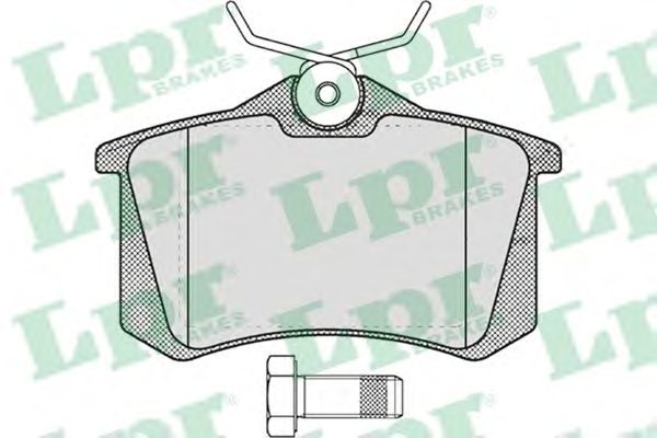 Купить запчасть LPR - 05P634 Комплект тормозных колодок 05P634