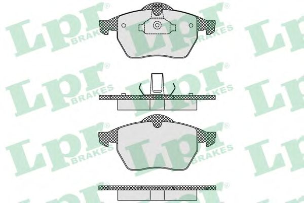 Купить запчасть LPR - 05P635 Комплект тормозных колодок 05P635