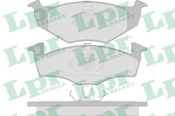 Купить запчасть LPR - 05P638 Комплект тормозных колодок 05P638