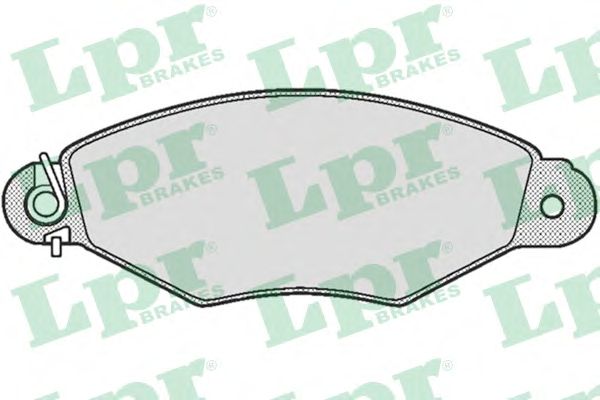 Купить запчасть LPR - 05P662 Комплект тормозных колодок 05P662