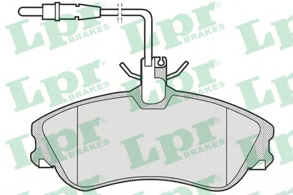 Купить запчасть LPR - 05P683 Комплект тормозных колодок 05P683