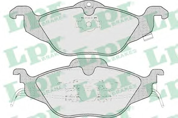 Купить запчасть LPR - 05P698 Комплект тормозных колодок 05P698