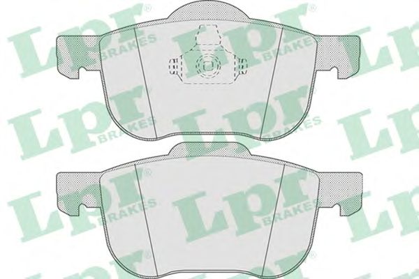 Купить запчасть LPR - 05P704 Комплект тормозных колодок 05P704