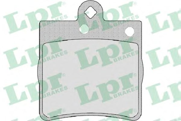 Купить запчасть LPR - 05P726 Комплект тормозных колодок 05P726