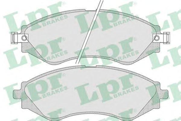 Купить запчасть LPR - 05P729 Комплект тормозных колодок 05P729