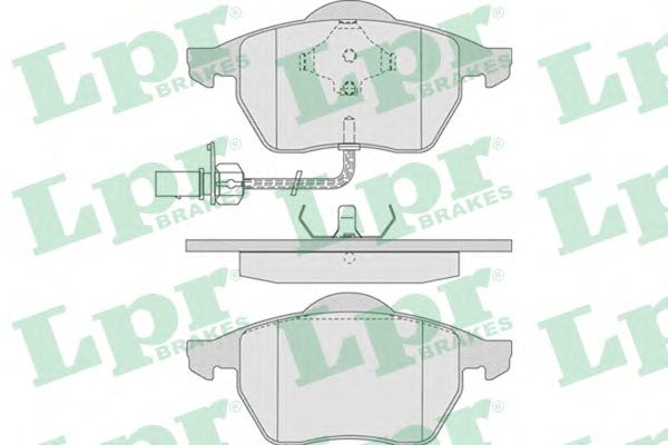 Купить запчасть LPR - 05P790 Комплект тормозных колодок 05P790