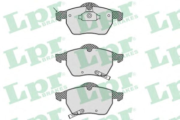 Купить запчасть LPR - 05P812 Комплект тормозных колодок 05P812