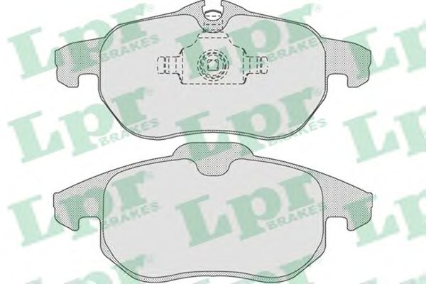 Купить запчасть LPR - 05P814 Комплект тормозных колодок 05P814