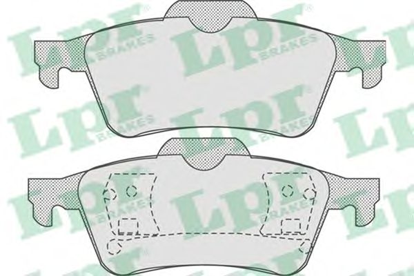Купить запчасть LPR - 05P815 Комплект тормозных колодок 05P815
