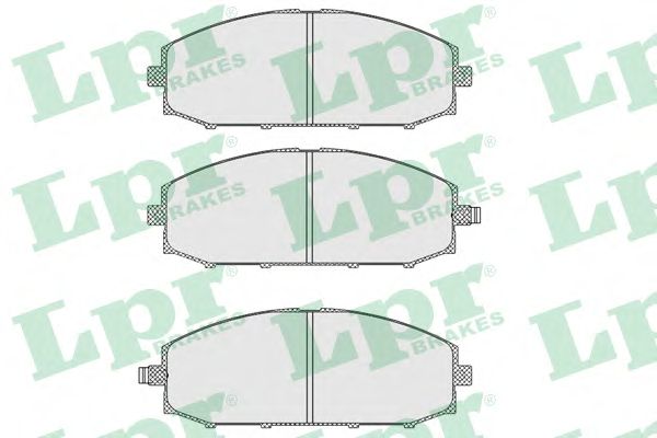 Купить запчасть LPR - 05P845 Комплект тормозных колодок 05P845