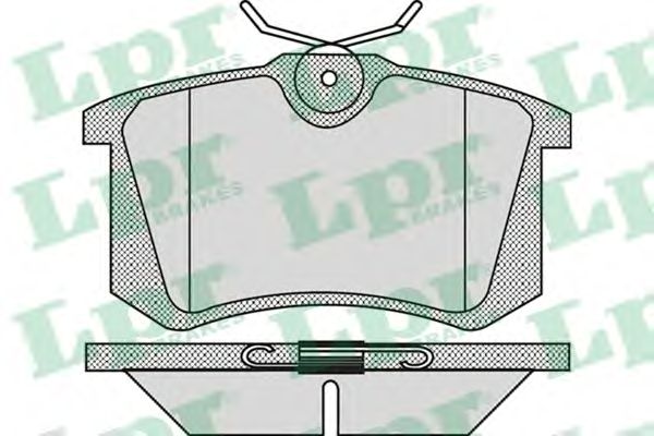 Купить запчасть LPR - 05P868 Комплект тормозных колодок 05P868