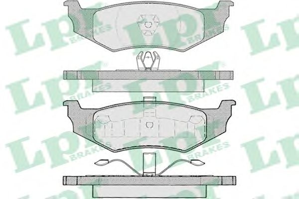 Купить запчасть LPR - 05P894 Комплект тормозных колодок 05P894