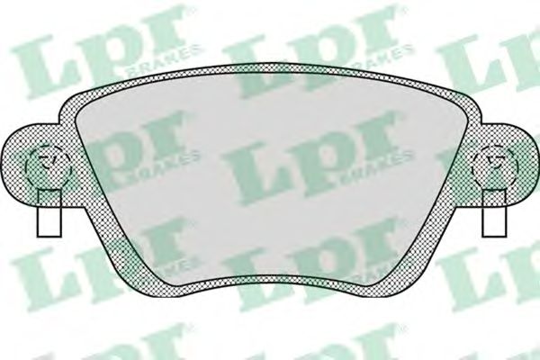 Купить запчасть LPR - 05P897 Комплект тормозных колодок 05P897