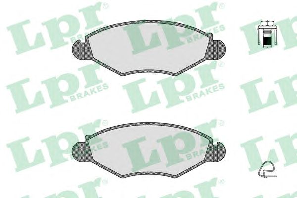 Купить запчасть LPR - 05P903 Комплект тормозных колодок 05P903