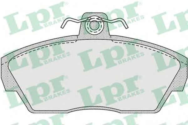 Купить запчасть LPR - 05P922 Комплект тормозных колодок 05P922