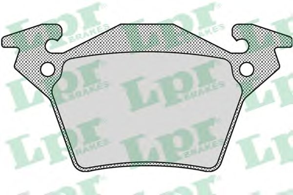 Купить запчасть LPR - 05P948 Комплект тормозных колодок 05P948