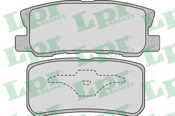 Купить запчасть LPR - 05P954 Комплект тормозных колодок 05P954