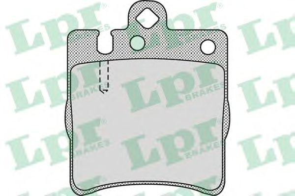 Купить запчасть LPR - 05P957 Комплект тормозных колодок 05P957