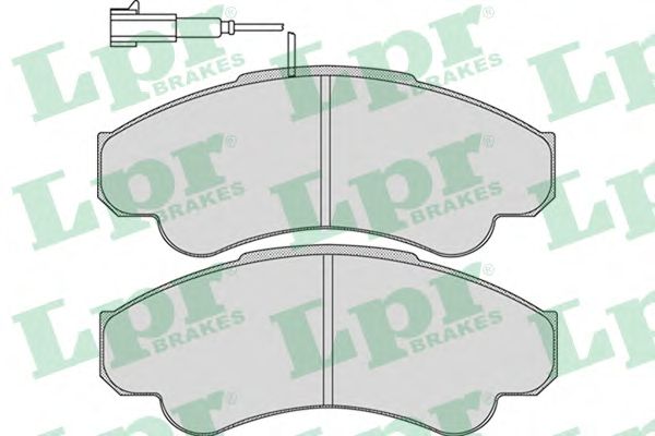 Купить запчасть LPR - 05P967 Комплект тормозных колодок 05P967